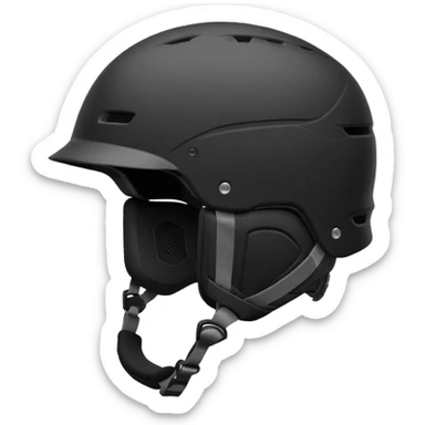 ski helmet without goggles sticker