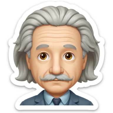 albert einstein sticker