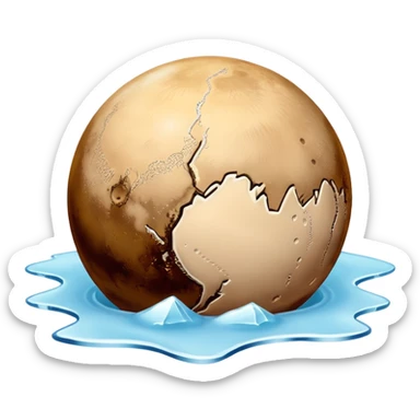 Planet pluto sticker