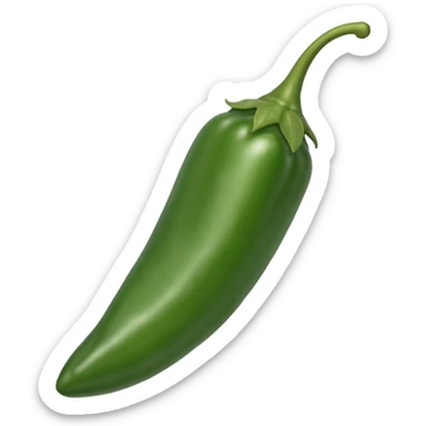 green jalapeno sticker
