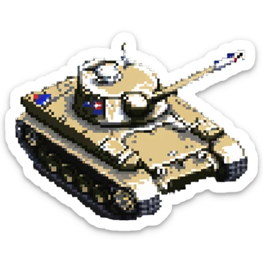 Russian tank sticker