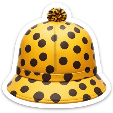 Animal print Hat sticker