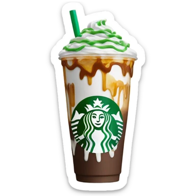 Starbucks drink sticker