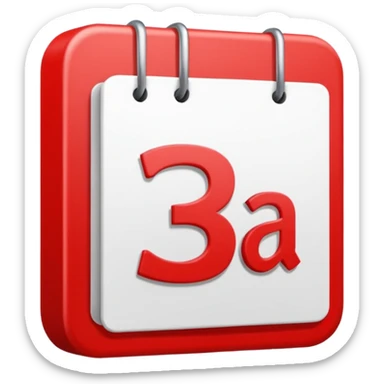 Letters “due date” on a red square  sticker