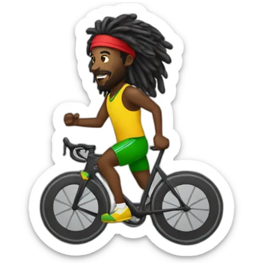 Rasta coureur sticker