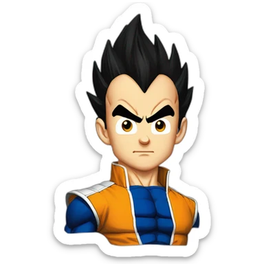 Dragon ball vegeta  sticker