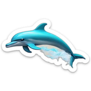 vaping dolphin sticker