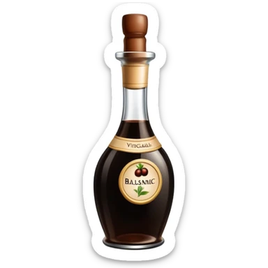 balsamic vinegar elegant bottle sticker
