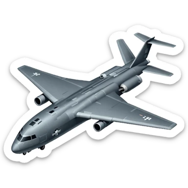 b-2 bomber airplane pixel sticker