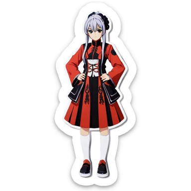 opium outfit anime sticker