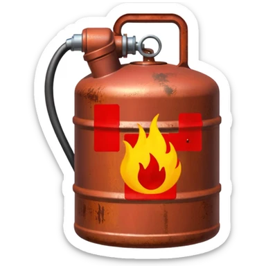 petrol canister sticker