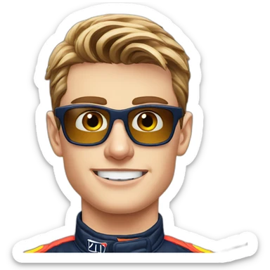 max verstappen formula 1 sticker