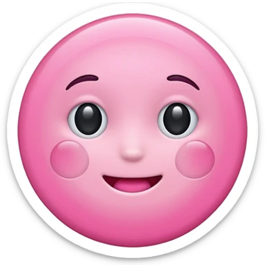 circulo + color rosa sticker