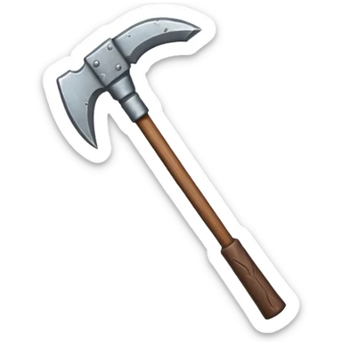 PICKAXEFROM THE MINECRAFT GAME sticker