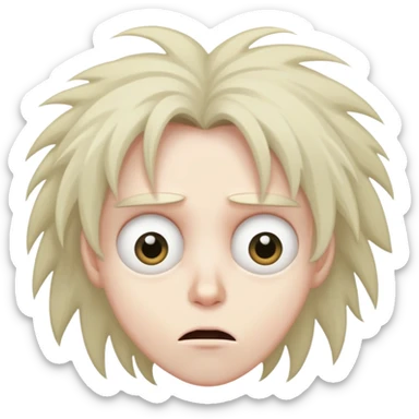 Person on the brink of madness  sticker