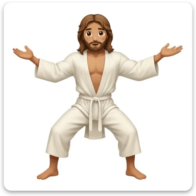Jesus breakdancing sticker
