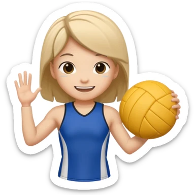 volleyball player chibi sticker