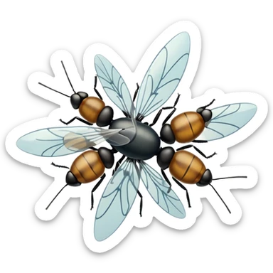 Nicotine mouches sticker