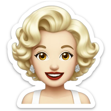 Marylin Monroe sticker