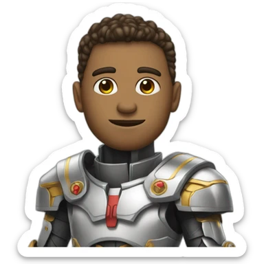 Cybernetic Saint George sticker