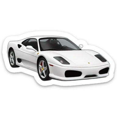 white Ferrari frank ocean sticker