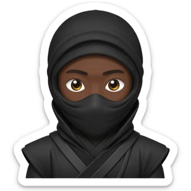 Ninja emoji Rick owens  sticker