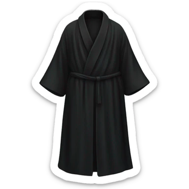 Black robe sticker