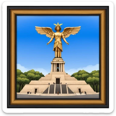 el angel de la independencia monumento(mexico) sticker
