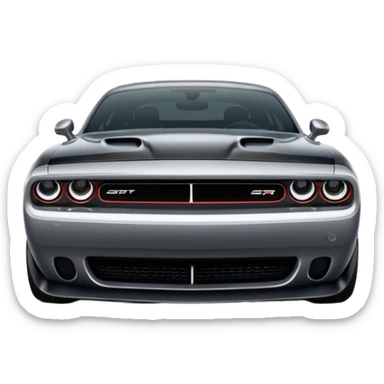 Dodge challenger srt logo sticker
