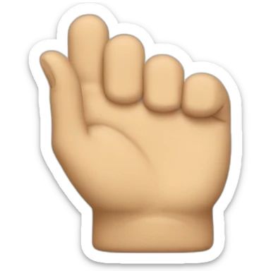 Carré avec les main sticker