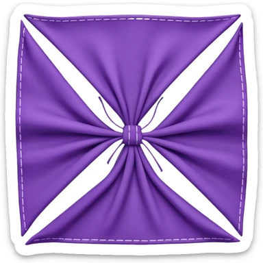 Purple bandana sticker