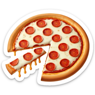 slice pepperoni pizza sticker