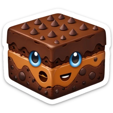 Brownie sticker