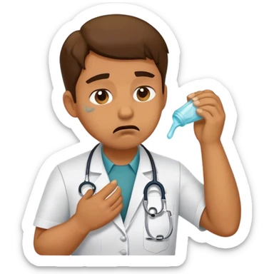 Veterinarian vomiting sticker