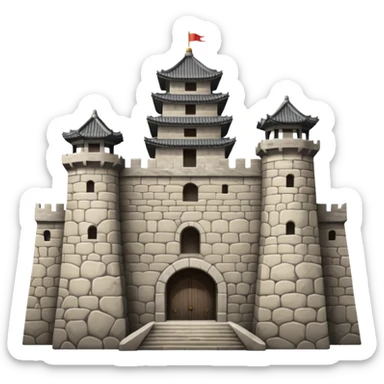 South Korea 
Hwaseong Fortress Palace castle sticker