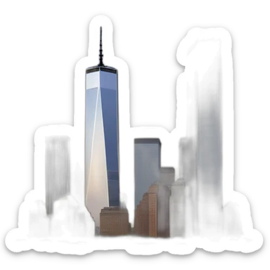 World trade center 2001 sticker