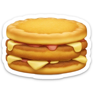 Torta frita. sticker