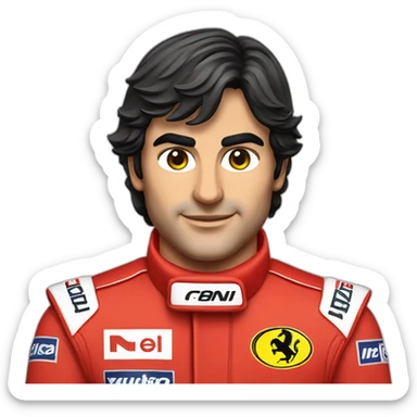 Carlos sainz jr ferrari sticker