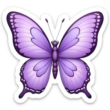 borboleta lilas sticker