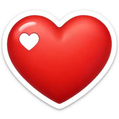 coloured heart  sticker