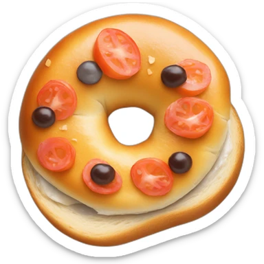 bagel lox sticker