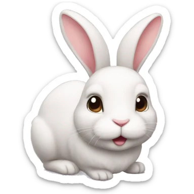 bunny sticker