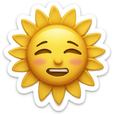 Gratitude sun sticker