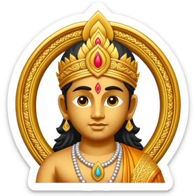 Lord murugan weapon sticker