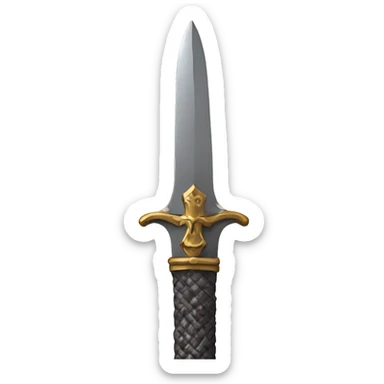 Joan of Arc sword pointing up sticker