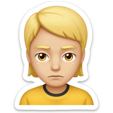 A yellow face doing 67 and he’s kinda mad but not really sticker