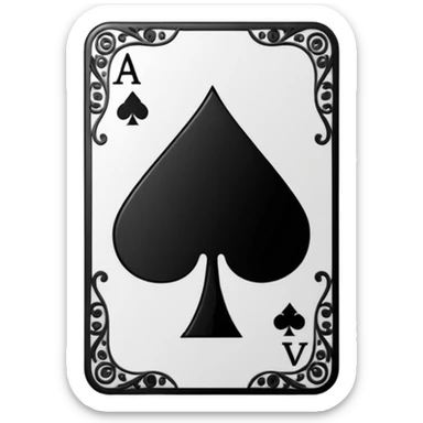 ace of spades sticker