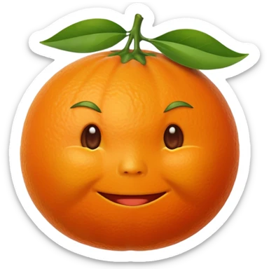mandarin sticker
