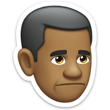 Barack Obama thumbs down sticker