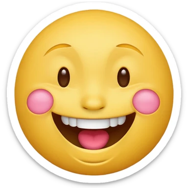 laughing face emoji sticker